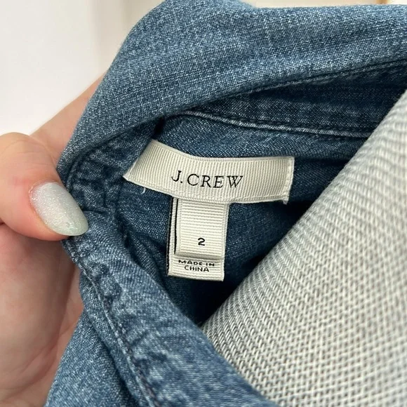 JCrew Denim Shirt Dress - Picture 3 of 5